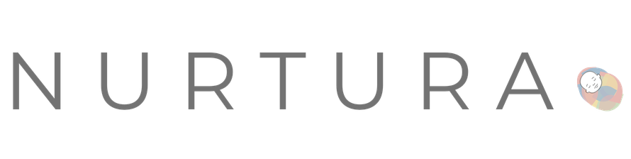 Nurtura Baby logo for a Melbourne Australia realistic doll brand focused on comfort, connection and discovery