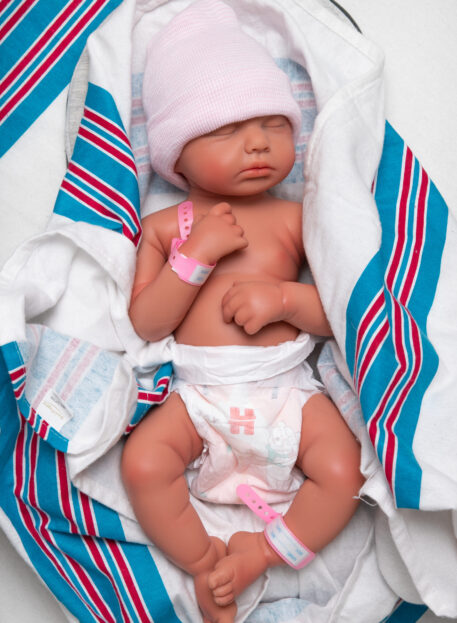 Sweet Snuggles girl full body silicone reborn doll without dummy full body