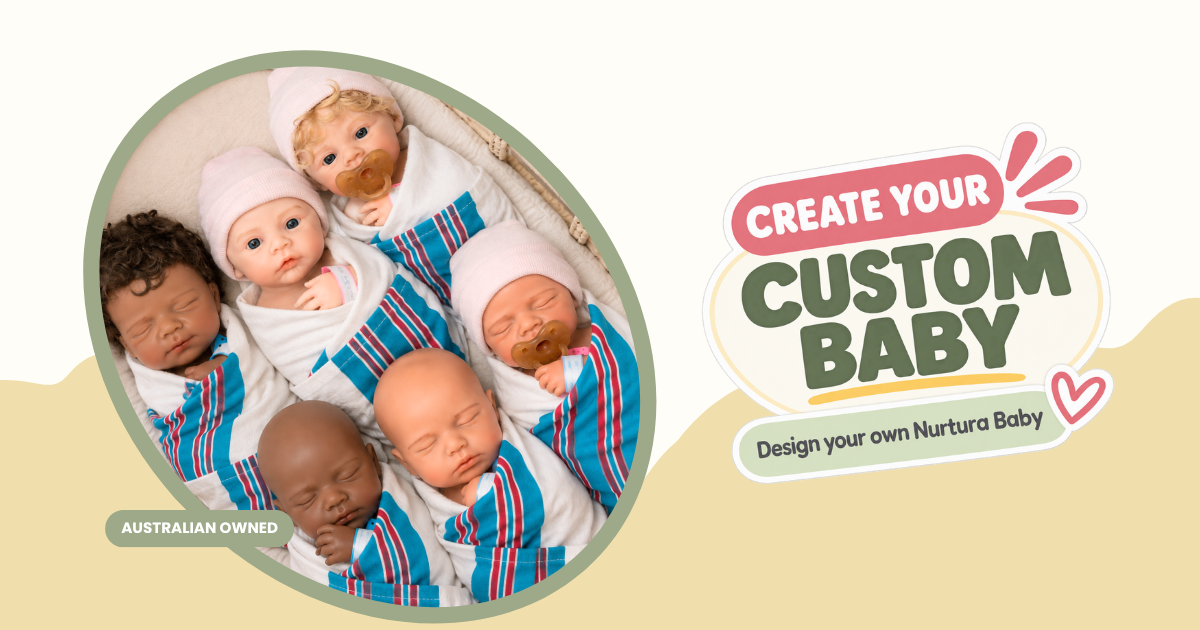 Custom Silicone Reborn Dolls product category coming soon image by Nurtura