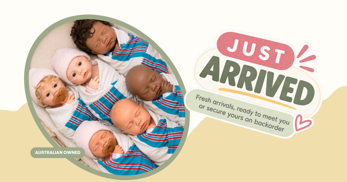 Just arrived Nurtura full-body silicone reborn dolls in Australia