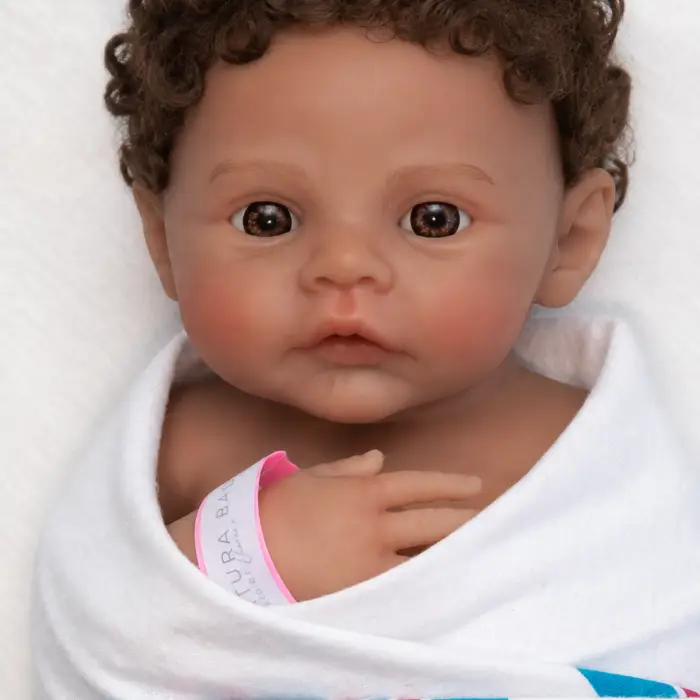 Newborn Size 3.45kg Silicone Reborn Baby Doll + Baby Sounds – Brave Beginnings Girl