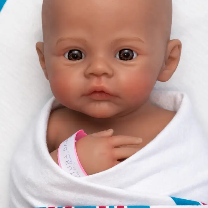 Newborn Size 3.45kg Silicone Reborn Baby Doll + Baby Sounds – Hello Happiness Girl
