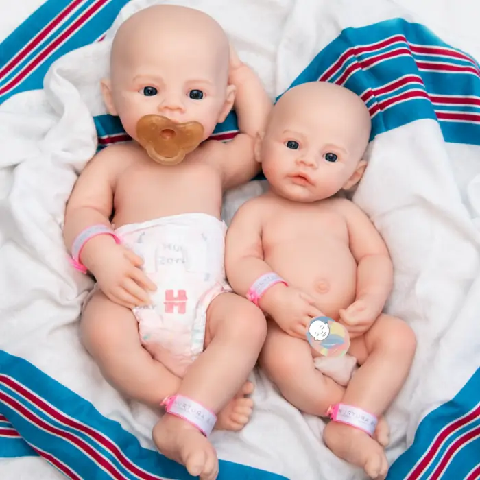 Coming soon announcement for 16 inch Preemie silicone reborn babies by Nurtura